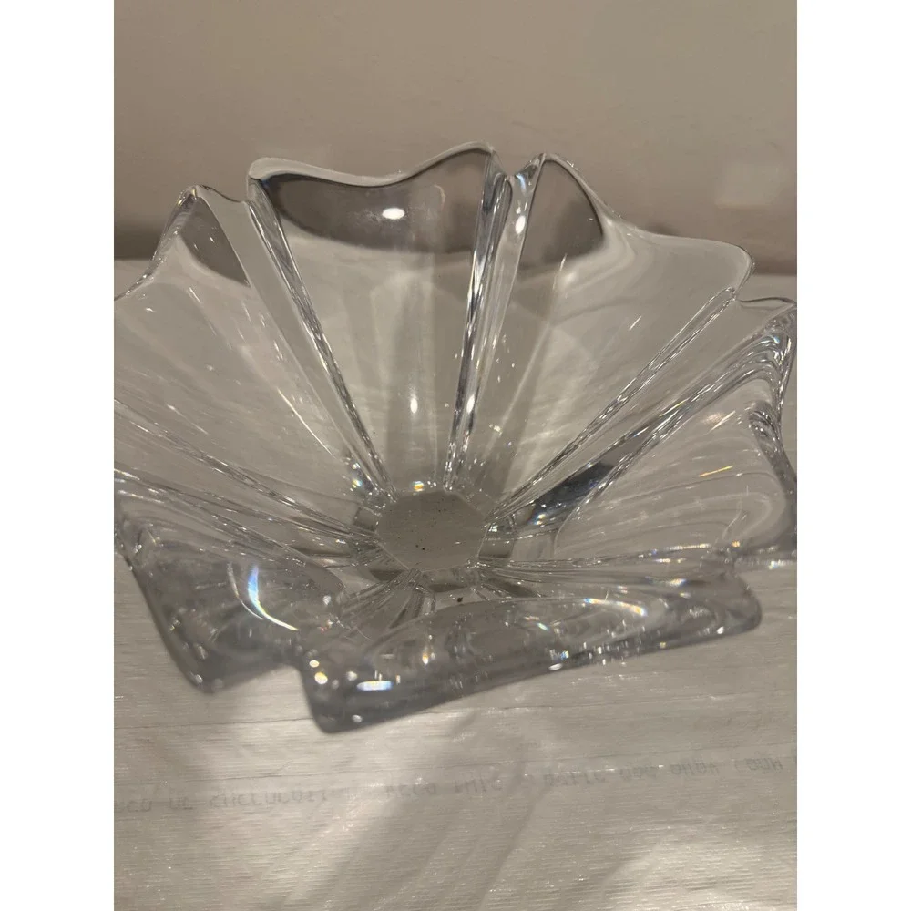 Orrefors Crystal Bowl Sweden 8.5